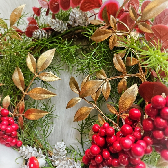 Handcrafted Holiday Wreath - Picture 3 of 3